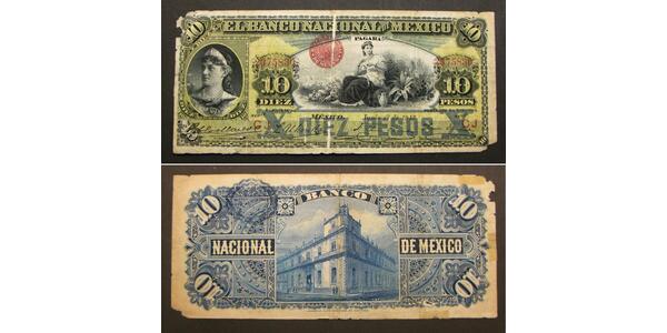 10 Peso 墨西哥  