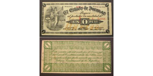 1 Peso México  
