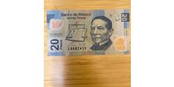 20 Peso Mexique  