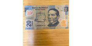 20 Peso México  