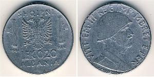 0.2 Лек Королевство Албании (1939-1943) Сталь Виктор Эммануил III (1869 - 1947)