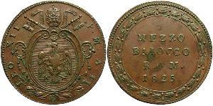 0.5 Baiocco Vatican (1926-) Cobre 