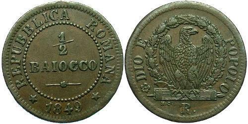 0.5 Baiocco Vatican (1926-) Cobre 