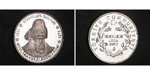10000000 Lira Turkey (1923 - ) Silver 