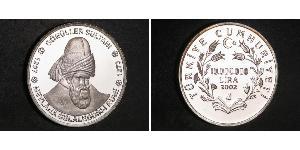 10000000 Lira Turkey (1923 - ) Silver 