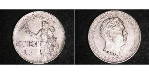 100000 Leu Reino de Rumanía (1881-1947) Plata Miguel I de Rumania