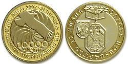 10000 Dram Armenia (1991 - ) Gold 