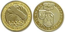 10000 Dram Arménie (1991 - ) Or 