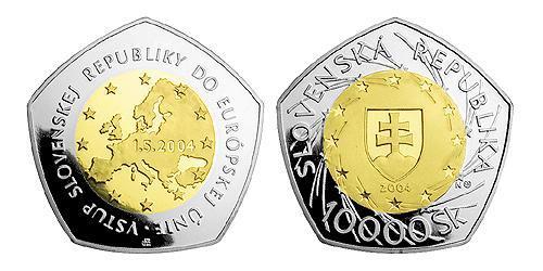 10000 Krone Slovakia Gold/Palladium 