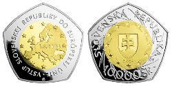 10000 Krone Slovacchia Oro/Palladium 