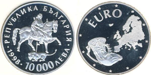 10000 Lev Bulgarie Argent 