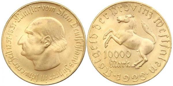 10000 Mark Allemagne Laiton 