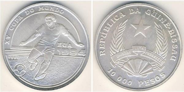 10000 Peso 幾內亞比索 銀 