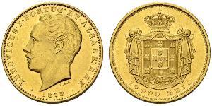 10000 Reis Kingdom of Portugal (1139-1910) Gold Luís I of Portugal (1838 - 1889)