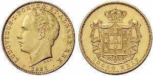 10000 Reis Kingdom of Portugal (1139-1910) Gold Ludwig I. (Portugal) (1838 - 1889)