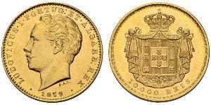 10000 Reis Kingdom of Portugal (1139-1910) Gold Luís I of Portugal (1838 - 1889)