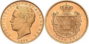 10000 Reis Kingdom of Portugal (1139-1910) Gold Ludwig I. (Portugal) (1838 - 1889)