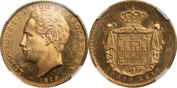 10000 Reis Kingdom of Portugal (1139-1910) Gold Luís I of Portugal (1838 - 1889)