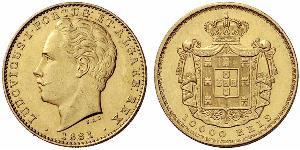 10000 Reis Reino de Portugal (1139-1910) Oro Luis I de Portugal (1838 - 1889)