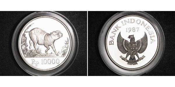 10000 Roupie Indonésie Argent 