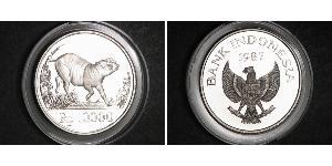 10000 Rupia Indonesia Plata 