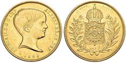 10000 Рейс Бразильская империя (1822-1889) Золото Педру II (император Бразилии) (1825 - 1891)