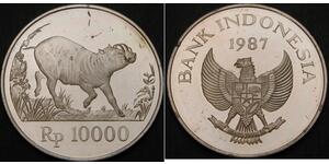 10000 Рупія Індонезія Срібло 