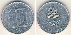 1000 Austral República Argentina (1861 - ) Aluminio 