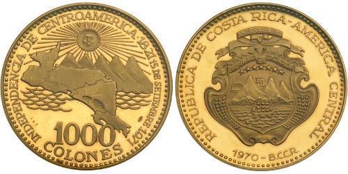 1000 Colon Costa Rica Gold 