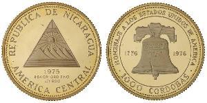 1000 Cordoba Nicaragua Gold 