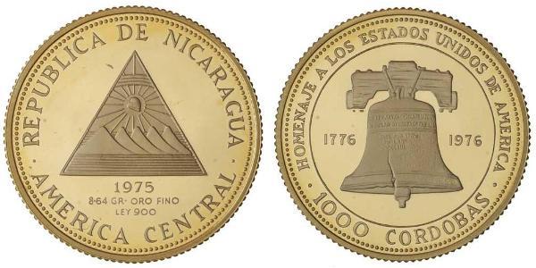 1000 Cordoba Nicaragua Oro 