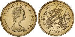 1000 Dollar Hong Kong Gold Elizabeth II (1926-2022)