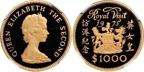 1000 Dollar Hongkong Gold Elizabeth II (1926-2022)