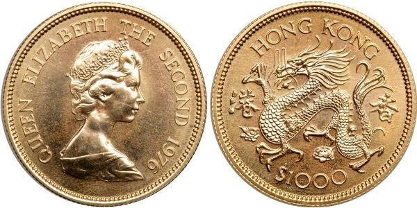 1000 Dollar Hongkong Gold Elizabeth II (1926-2022)