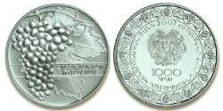 1000 Dram Arménie (1991 - ) Argent 