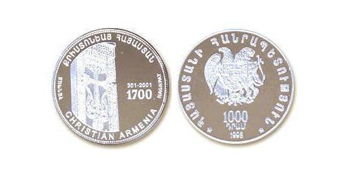 1000 Dram Arménie (1991 - ) Argent 