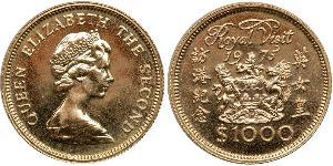 1000 Dólar Hong Kong Oro Isabel II (1926-2022)