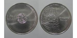 1000 Escudo Portogallo (1975 - ) Argento 