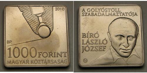 1000 Forint Hungary Copper 