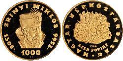 1000 Forint Hungary Gold 