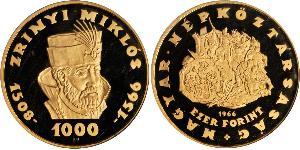 1000 Forint Hungary Gold 