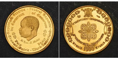 1000 Franc Camerun Oro 