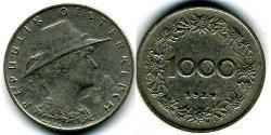 1000 Krone Geschichte Österreichs (1918-1934) Kupfer/Nickel 