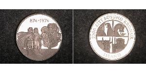 1000 Krone Island Silber 