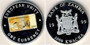1000 Kwacha 赞比亚  
