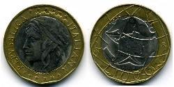 1000 Lira Italia Bimetal 