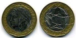 1000 Lira Italia Bimetal 