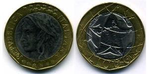1000 Lira 意大利 Bimetal 
