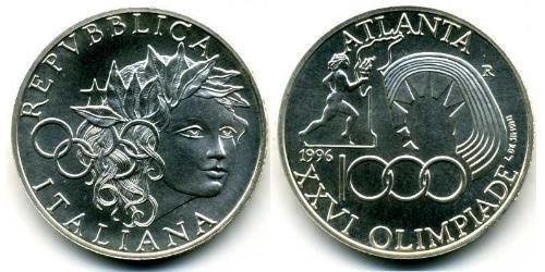 1000 Lira Italien Silber 