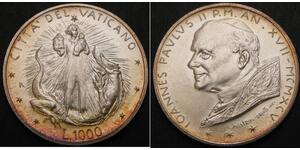 1000 Lira Vatikanstadt Silber 